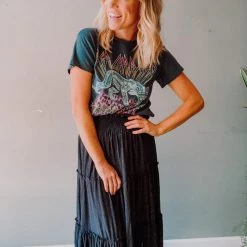 Lush Clothing Moonlight Midi Skirt