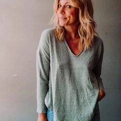 Lush Clothing Chill Out Long Sleeve Top