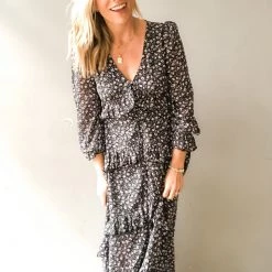 Lush Clothing Dote On Me Ruffle Midi Dress 10 Lush Clothing Dote On Me Ruffle Midi Dress