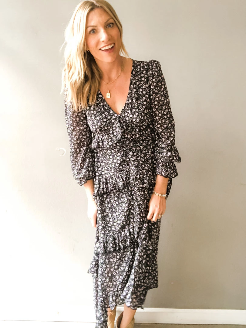 Lush Clothing Dote On Me Ruffle Midi Dress 3 Lush Clothing Dote On Me Ruffle Midi Dress