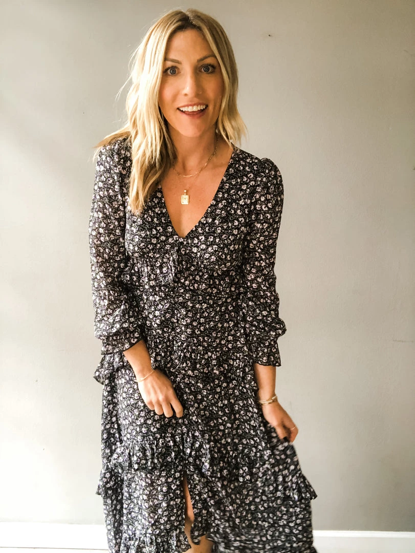 Lush Clothing Dote On Me Ruffle Midi Dress 1 Lush Clothing Dote On Me Ruffle Midi Dress