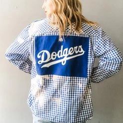 Envy Upcycle Clothing LA Dodgers Vintage Tee Long Sleeve