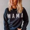 ALPHIA Mama Crew Neck Sweatshirt