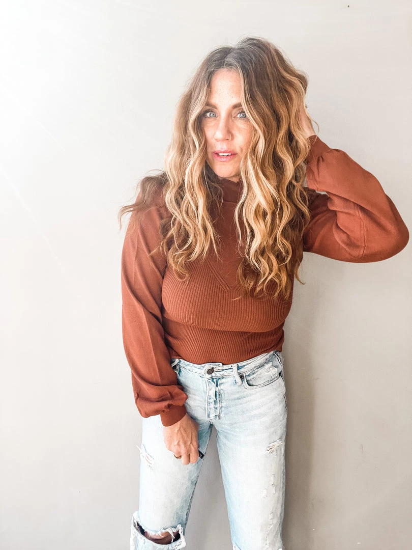 Wishlist Daley Mock Neck Sweater Clothing 6 Wishlist Daley Mock Neck Sweater Clothing