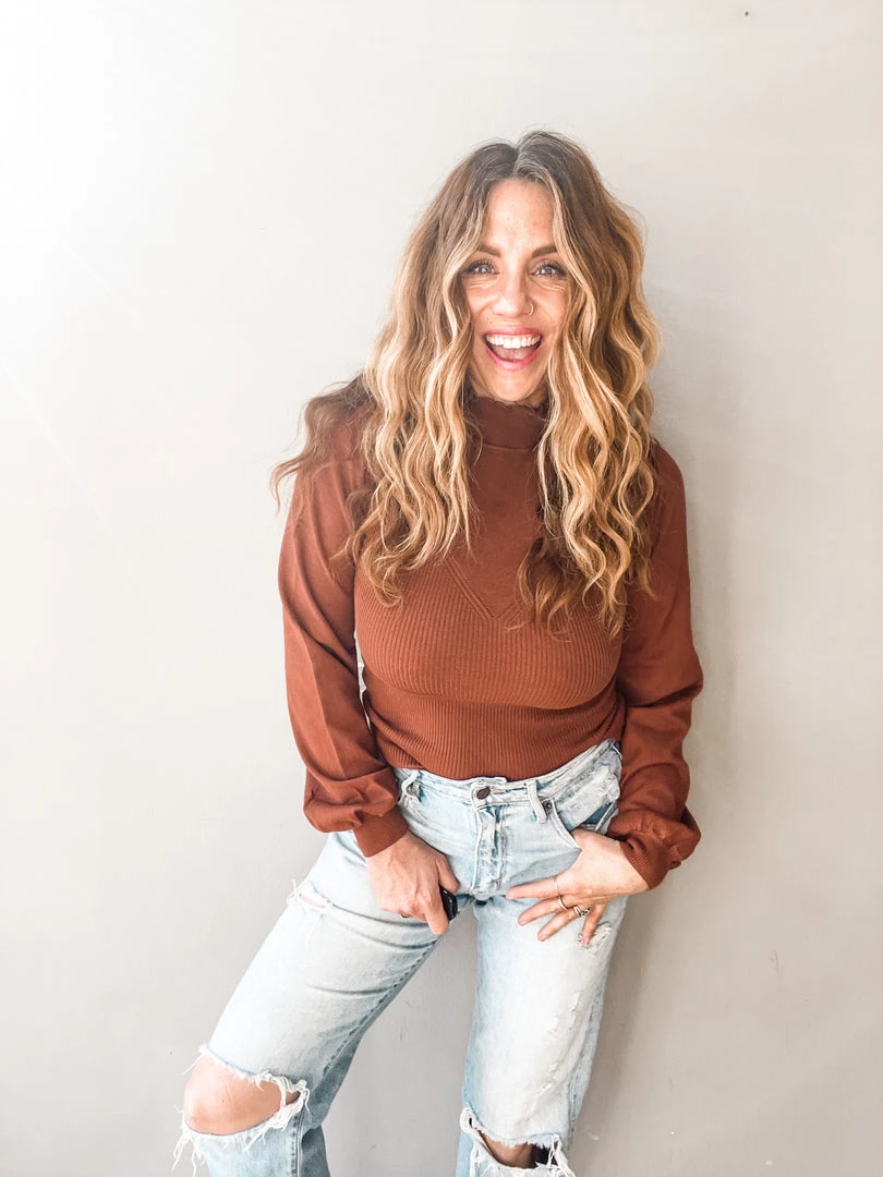 Wishlist Daley Mock Neck Sweater Clothing 9 Wishlist Daley Mock Neck Sweater Clothing