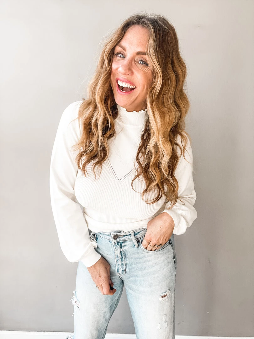 Wishlist Daley Mock Neck Sweater Clothing 2 Wishlist Daley Mock Neck Sweater Clothing