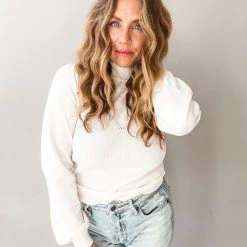 Wishlist Daley Mock Neck Sweater Clothing