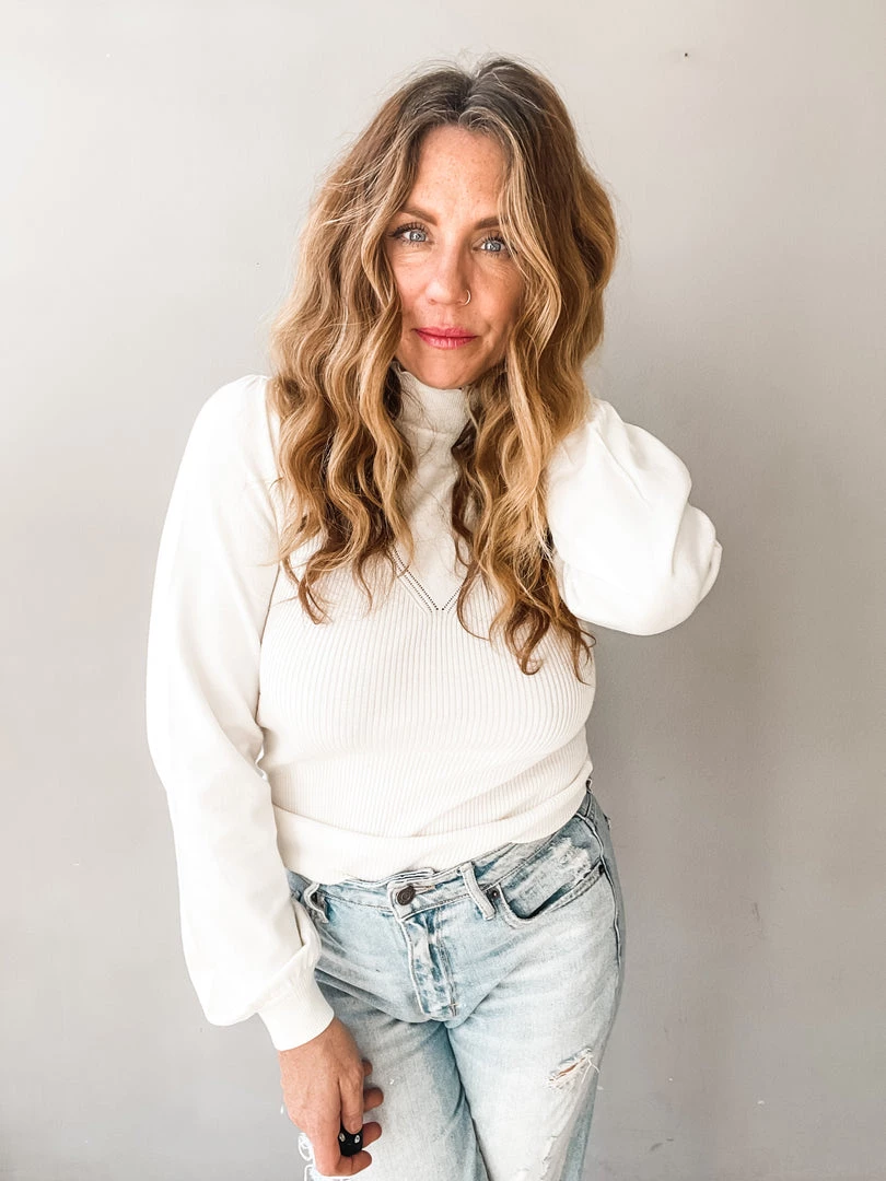 Wishlist Daley Mock Neck Sweater Clothing 1 Wishlist Daley Mock Neck Sweater Clothing