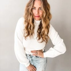 Wishlist Daley Mock Neck Sweater Clothing 12 Wishlist Daley Mock Neck Sweater Clothing