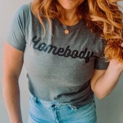 Rambling Rose Clothing Homebody Crew Neck Tee