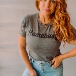 Rambling Rose Clothing Homebody Crew Neck Tee