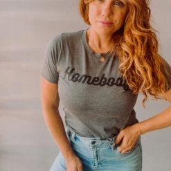 Rambling Rose Clothing Homebody Crew Neck Tee