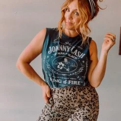 Clothing Daydreamer Johnny Cash Ring Of Fire Muscle