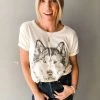 Chaser Brand Chaser Lone Wolf Crew Neck Tee