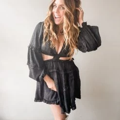 Peach Love California Clothing Jess Mini Dress