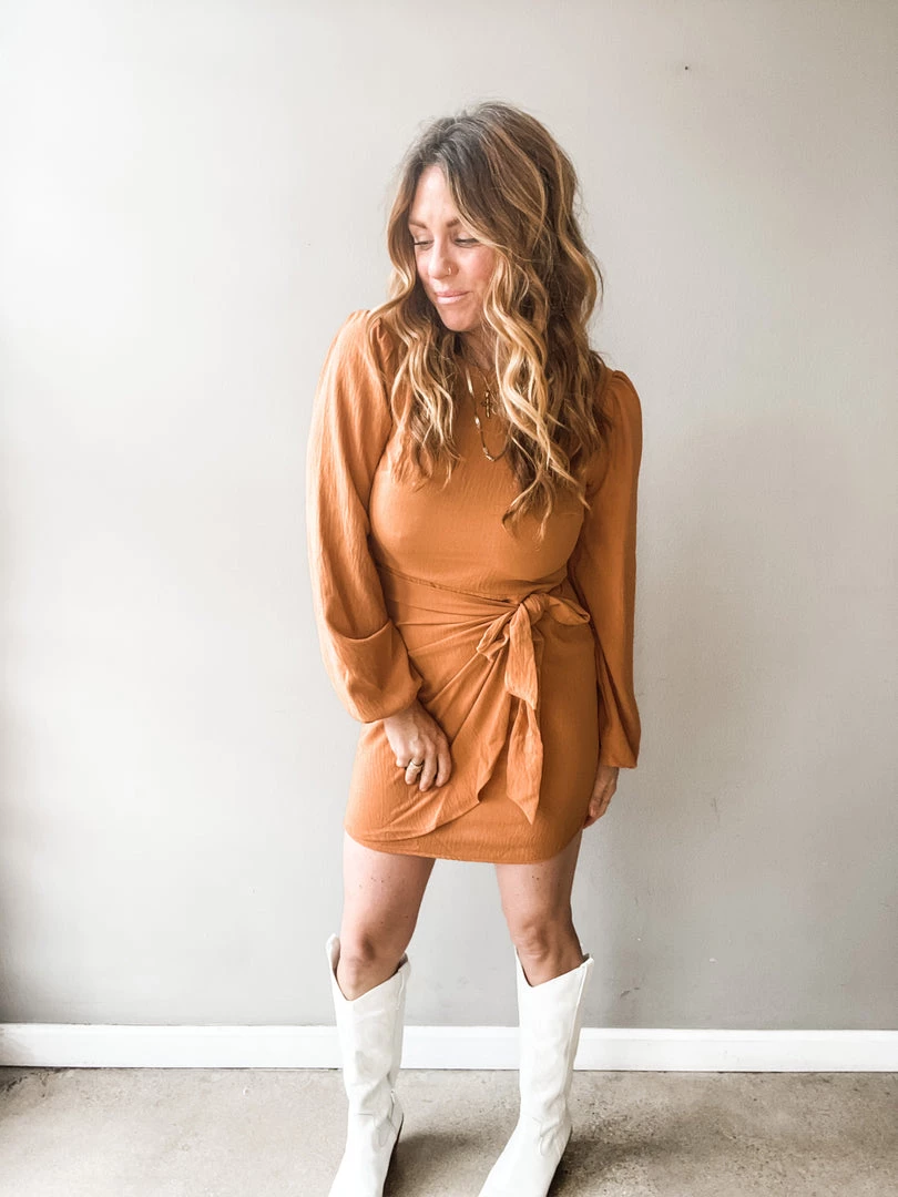 Lush Clothing Goldmember Wrap Dress 3 Lush Clothing Goldmember Wrap Dress