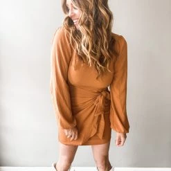 Lush Clothing Goldmember Wrap Dress 14 Lush Clothing Goldmember Wrap Dress