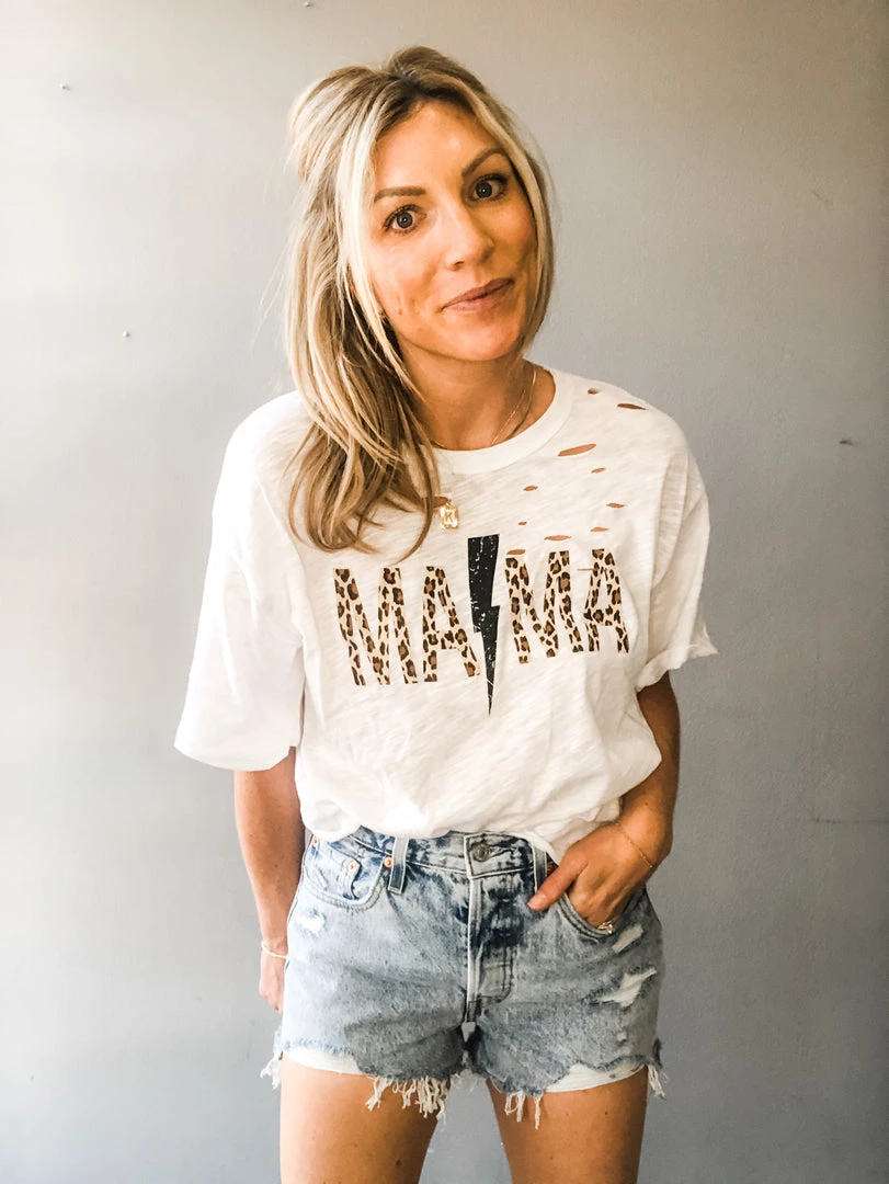 Blue Buttercup Clothing On The Daily Mama Tee 1 Blue Buttercup Clothing On The Daily Mama Tee