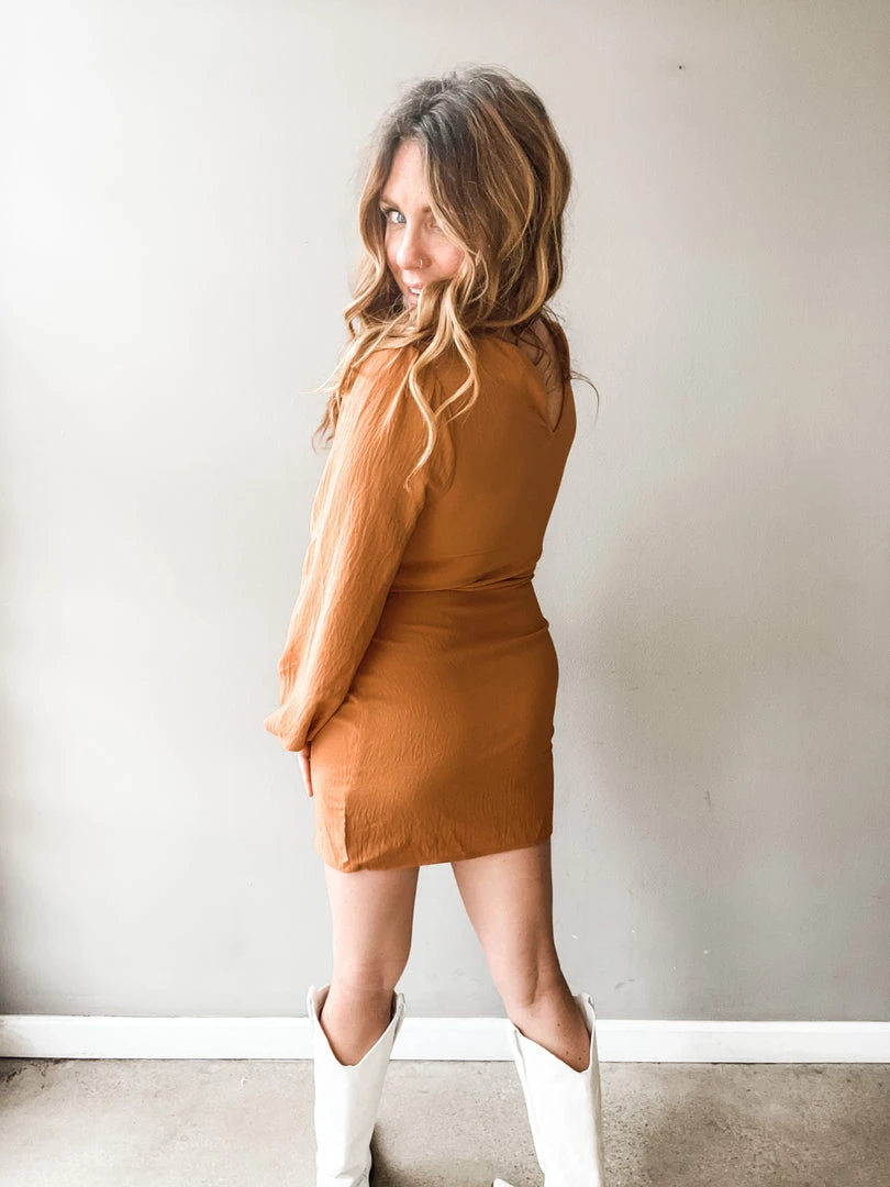 Lush Clothing Goldmember Wrap Dress 9 Lush Clothing Goldmember Wrap Dress