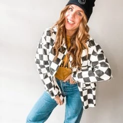 POL Clothing Playing Games Shacket