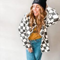 POL Clothing Playing Games Shacket