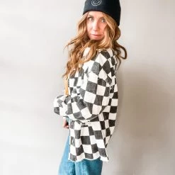 POL Clothing Playing Games Shacket