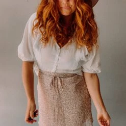 Audrey 3+1 Pencil Me In Slip Skirt Clothing