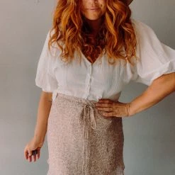 Audrey 3+1 Pencil Me In Slip Skirt Clothing