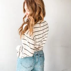 Z Supply Mira Stripe Marled Top Clothing