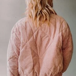 Lush Clothing Shell Bomber Jacket
