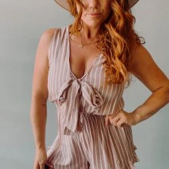 Audrey 3+1 Clothing Candy Striper Romper