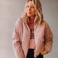 Lush Clothing Shell Bomber Jacket