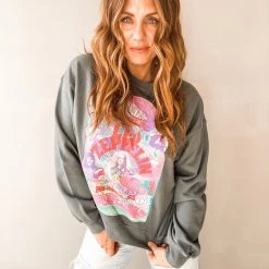 Daydreamer Led Zeppelin Electric Magic Oversized Crew Sweatshirt Clothing