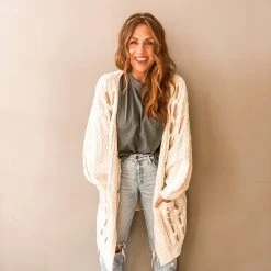 POL Clothing Sophie Long Cardigan