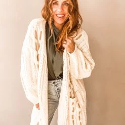 POL Clothing Sophie Long Cardigan