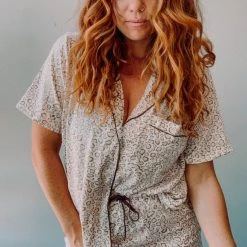 Trend Notes Leopard Pajama Set Clothing