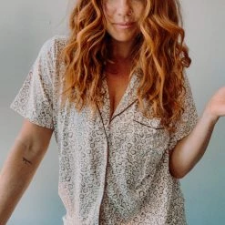 Trend Notes Leopard Pajama Set Clothing