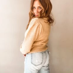 Lush Clothing Sandy Embroidered Cardigan