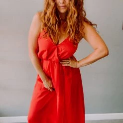 Lush Clothing Firecracker Maxi Dress