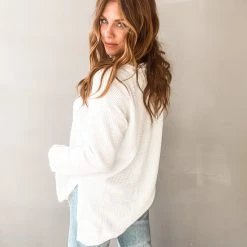 Wishlist Janette Waffle Knit Long Sleeve Clothing