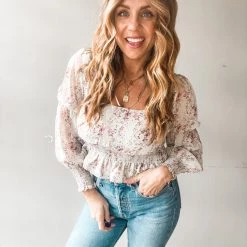 Lush Clothing Caroline Square Neck Top