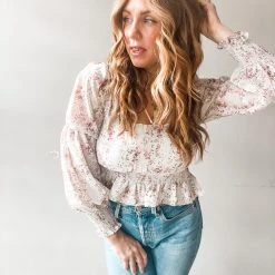 Lush Clothing Caroline Square Neck Top