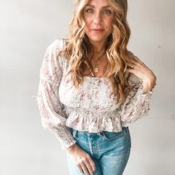 Lush Clothing Caroline Square Neck Top