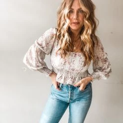 Lush Clothing Caroline Square Neck Top