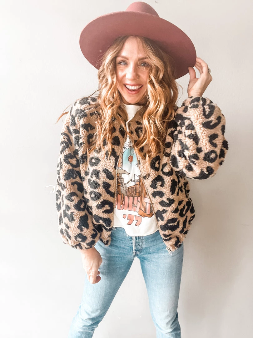 Lush Clothing Loving Leopard Sherpa Jacket 6 Lush Clothing Loving Leopard Sherpa Jacket