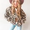Lush Clothing Loving Leopard Sherpa Jacket