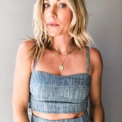 Labiz Clothing So Effortless Slub Crop