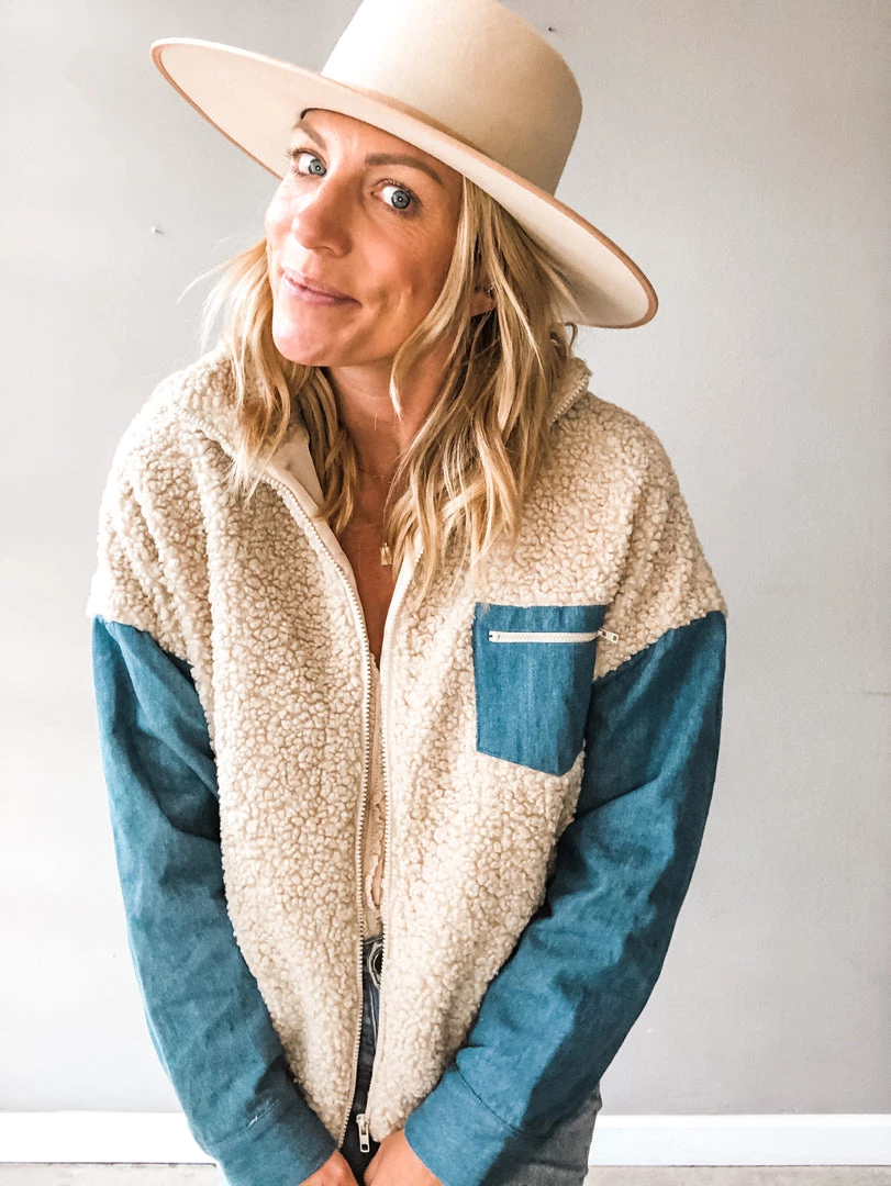 Papermoon Meaghan Contrast Jacket Clothing 2 Papermoon Meaghan Contrast Jacket Clothing