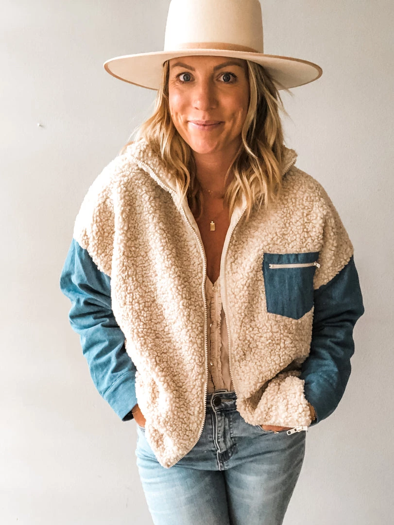 Papermoon Meaghan Contrast Jacket Clothing 1 Papermoon Meaghan Contrast Jacket Clothing