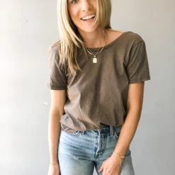 Hem & Thread Back On Track Twist Tee